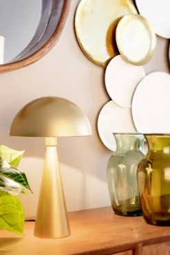 Clearance Bizzotto LAMPADA TAV. MODERN ORO H36.5