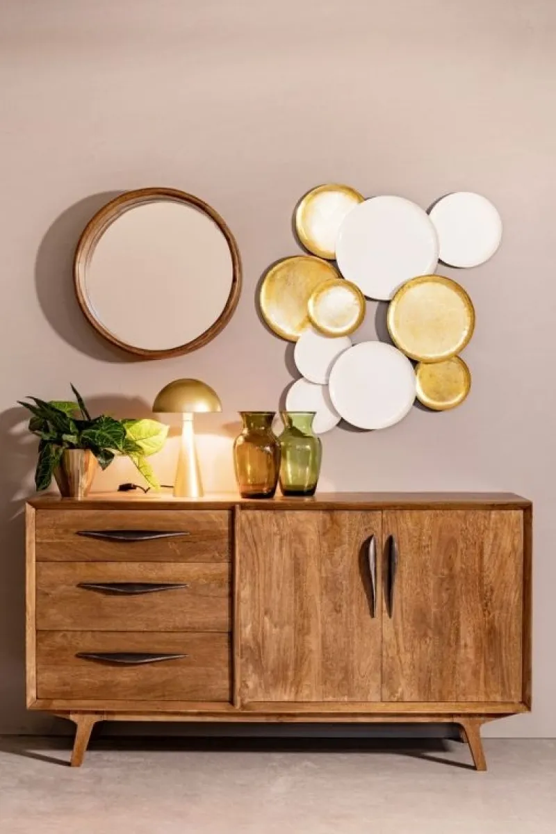 Clearance Bizzotto LAMPADA TAV. MODERN ORO H36.5