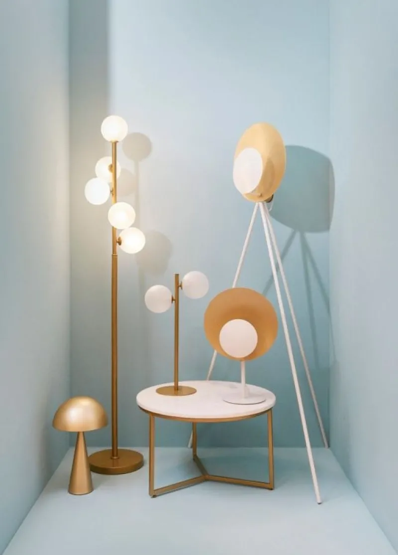 Clearance Bizzotto LAMPADA TAV. MODERN ORO H36.5