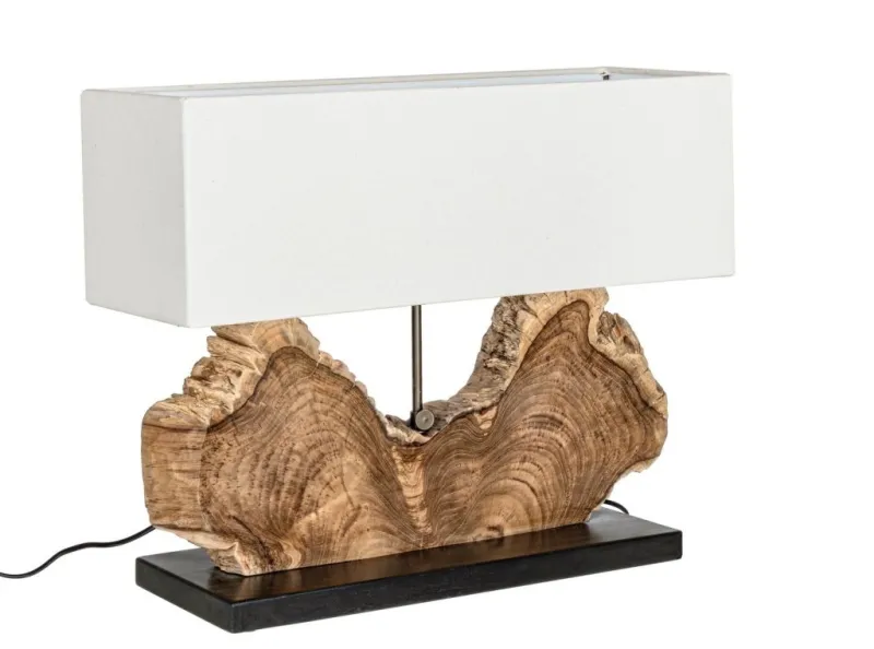 Clearance Bizzotto LAMPADA TAV. NAGA BIANCO H55