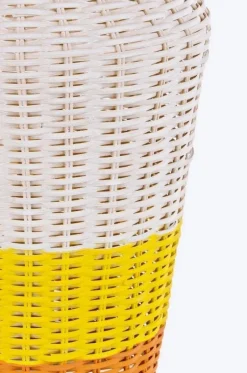 Clearance Bizzotto LAMPADA TAV. SUN RATTAN GIALLO-ARANCIO