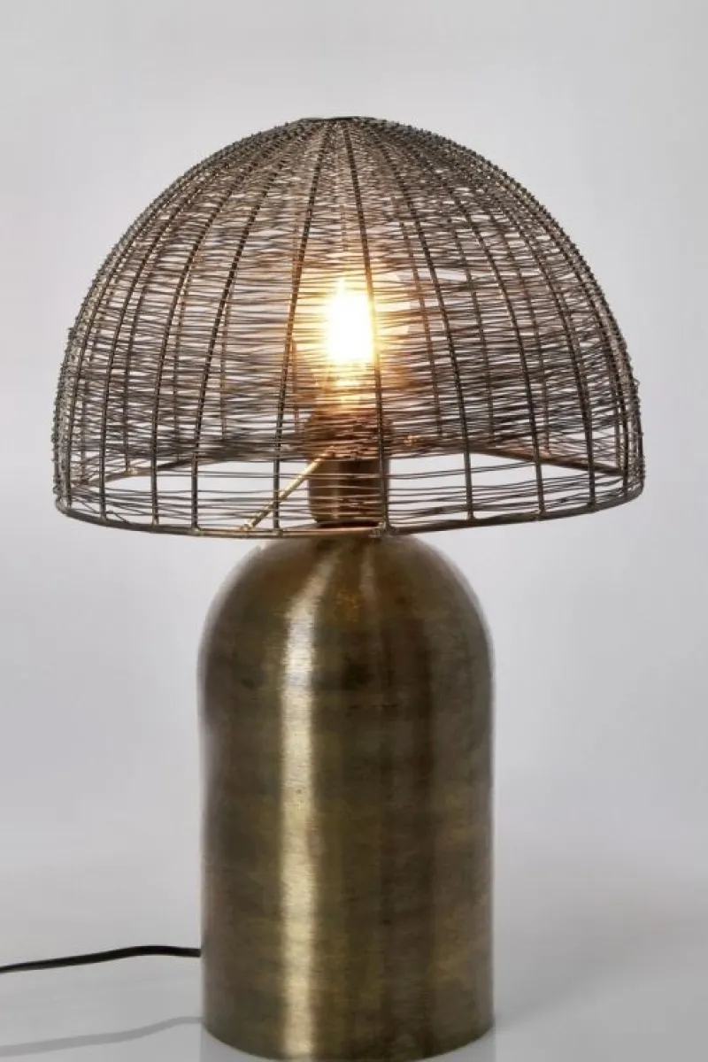 Bizzotto LAMPADA TAVOLO INAY DORATO