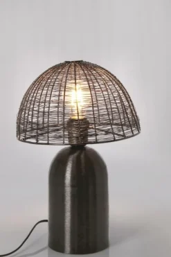 Clearance Bizzotto LAMPADA TAVOLO INAY NERO D26