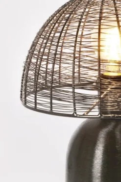 Clearance Bizzotto LAMPADA TAVOLO INAY NERO D26