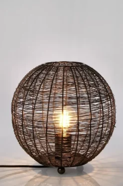 Online Bizzotto LAMPADA TAVOLO INAY TONDO NERO D26