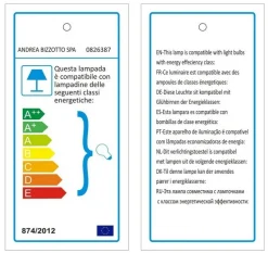 Online Bizzotto LAMPADA TAVOLO ISHAN ORO L