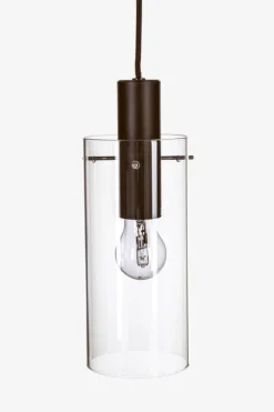 Bizzotto LAMPADARIO 1LUCE AGLOW TRASP-NERO