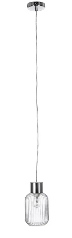 Sale Bizzotto LAMPADARIO 1LUCE SHOWY TRASP-ARGENTO