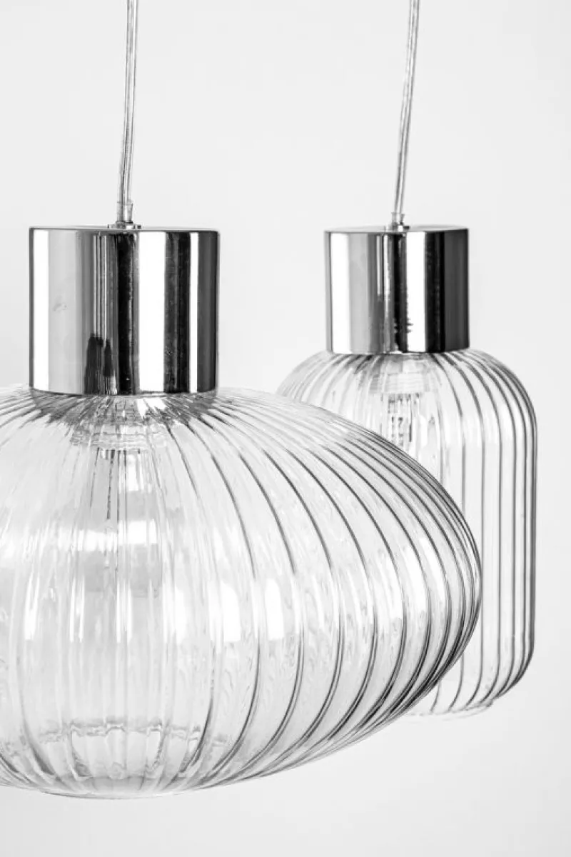 Sale Bizzotto LAMPADARIO 3LUCI SHOWY RETT TRASP-ARG