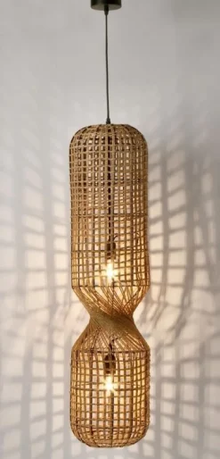 Clearance Bizzotto LAMPADARIO MALABO NATURALE H103