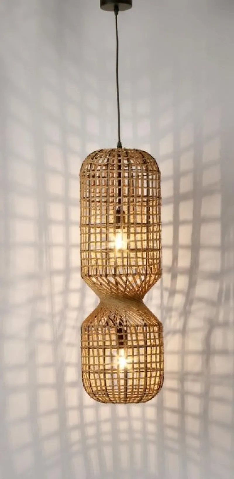 Outlet Bizzotto LAMPADARIO MALABO NATURALE H77,5