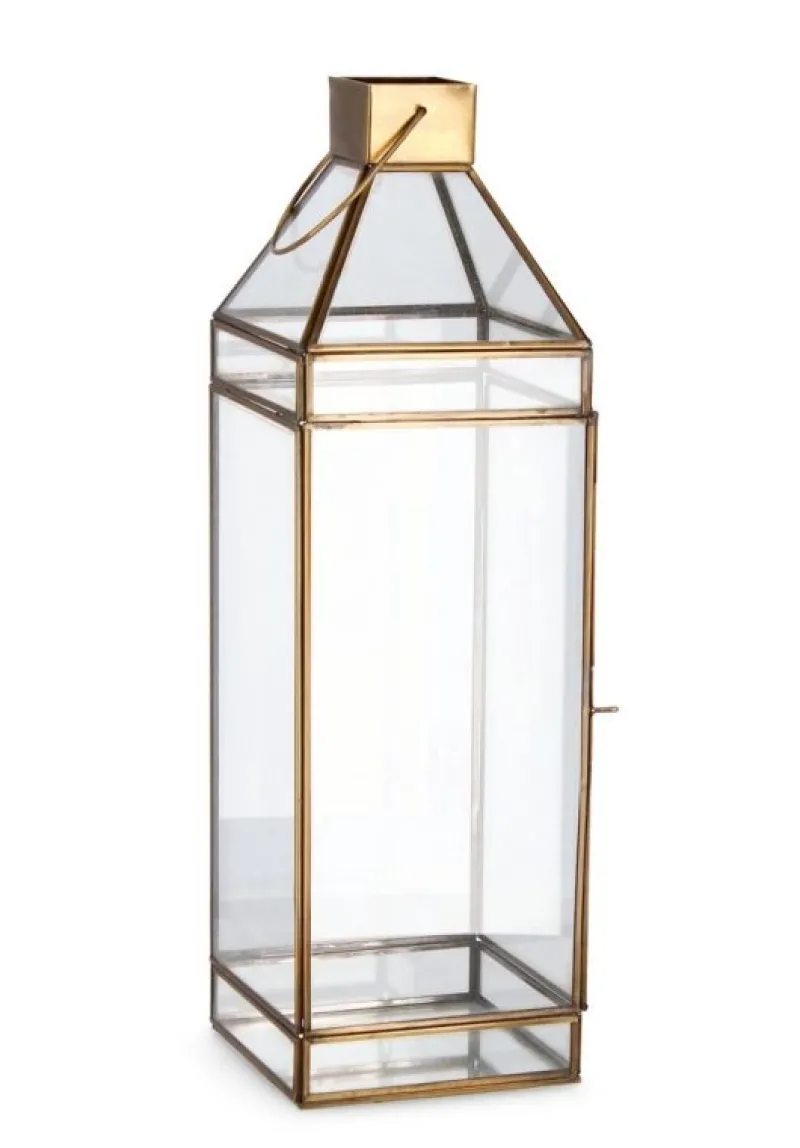 Clearance Bizzotto LANTERNA SIWAN 1M OTTONE TRASP H52,7