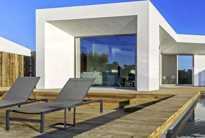 Discount Bizzotto LETTINO CON RUOTE IN ALLUMINIO IMPILABILE ANTRACITE - KONNOR