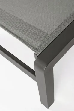 Discount Bizzotto LETTINO CON RUOTE IN ALLUMINIO IMPILABILE ANTRACITE - KONNOR