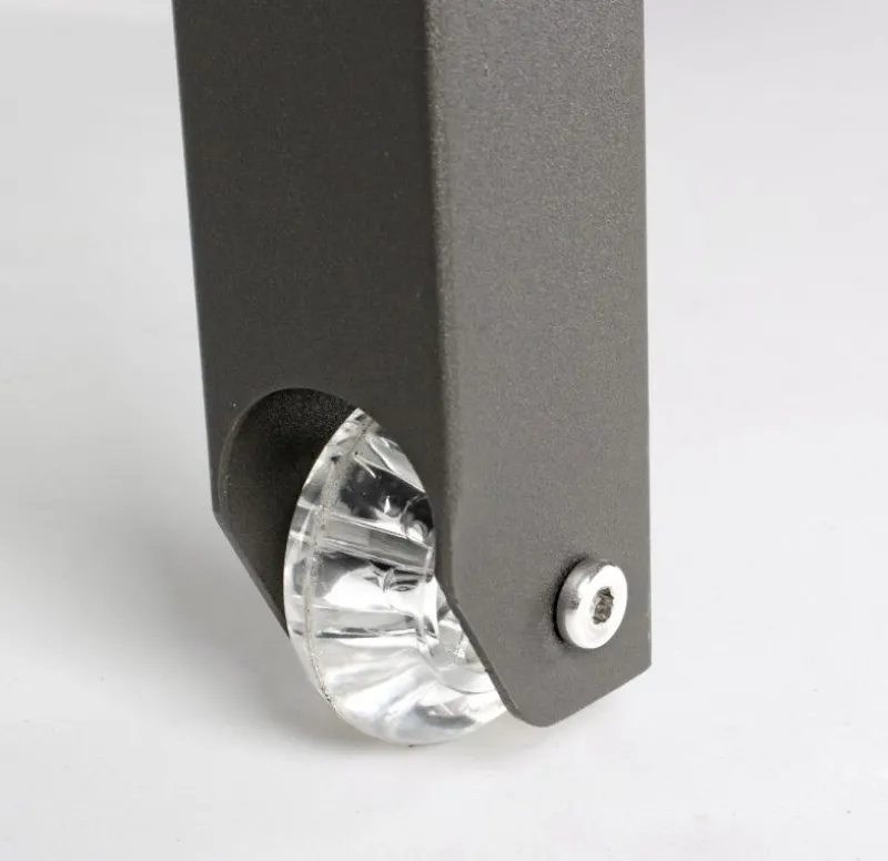 Discount Bizzotto LETTINO CON RUOTE IN ALLUMINIO IMPILABILE ANTRACITE - KONNOR