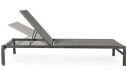 Discount Bizzotto LETTINO CON RUOTE IN ALLUMINIO IMPILABILE ANTRACITE - KONNOR