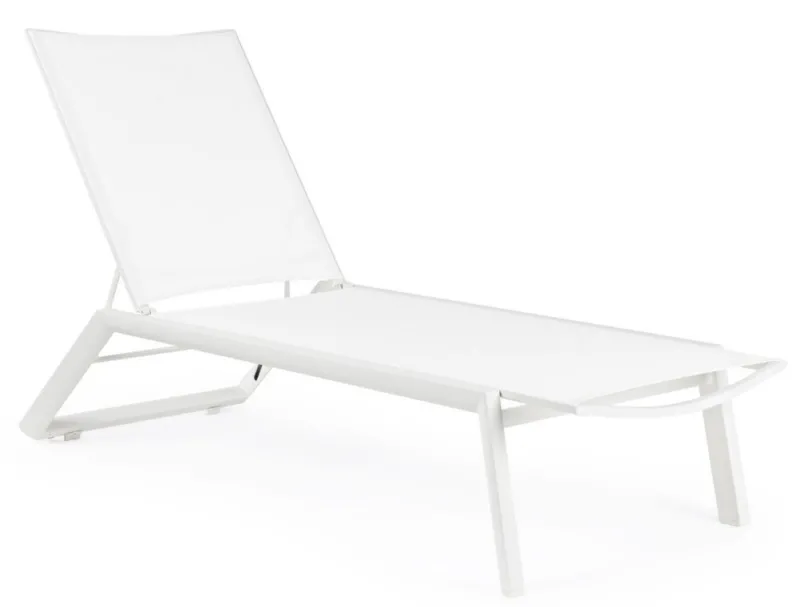 New Bizzotto LETTINO CON RUOTE IN ALLUMINIO BIANCO GK50 - CRUISE