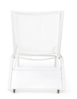 New Bizzotto LETTINO CON RUOTE IN ALLUMINIO BIANCO GK50 - CRUISE