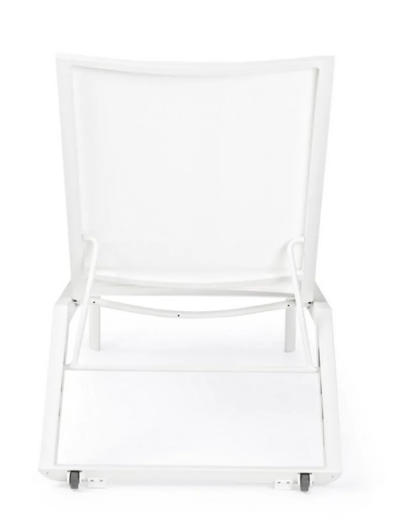 New Bizzotto LETTINO CON RUOTE IN ALLUMINIO BIANCO GK50 - CRUISE