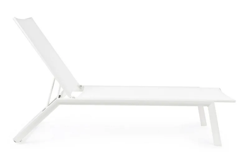 New Bizzotto LETTINO CON RUOTE IN ALLUMINIO BIANCO GK50 - CRUISE