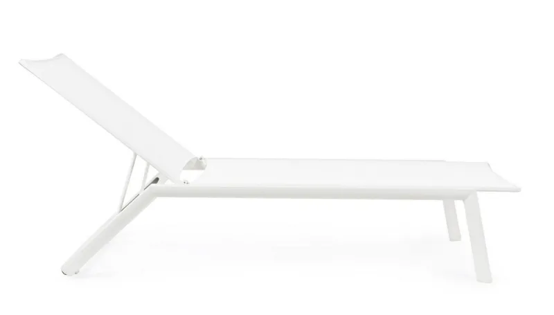 New Bizzotto LETTINO CON RUOTE IN ALLUMINIO BIANCO GK50 - CRUISE