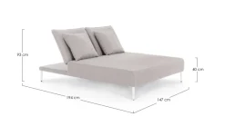 Online Bizzotto LETTINO DOPPIO C-C VIPER BIA QS20/SAND