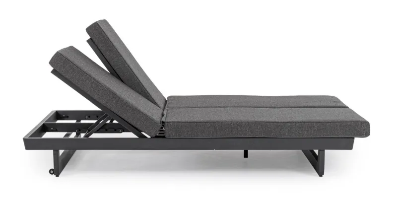 Discount Bizzotto LETTINO DOPPIO IN ALLUMINIO ANTRACITE WG21 - INFINITY