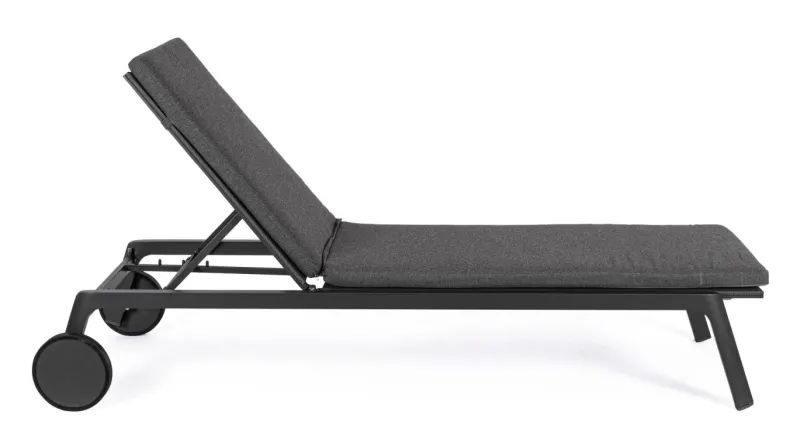 Sale Bizzotto LETTINO IN ALLUMINIO CON RUOTE ANTRACITE WG21 - JALISCO