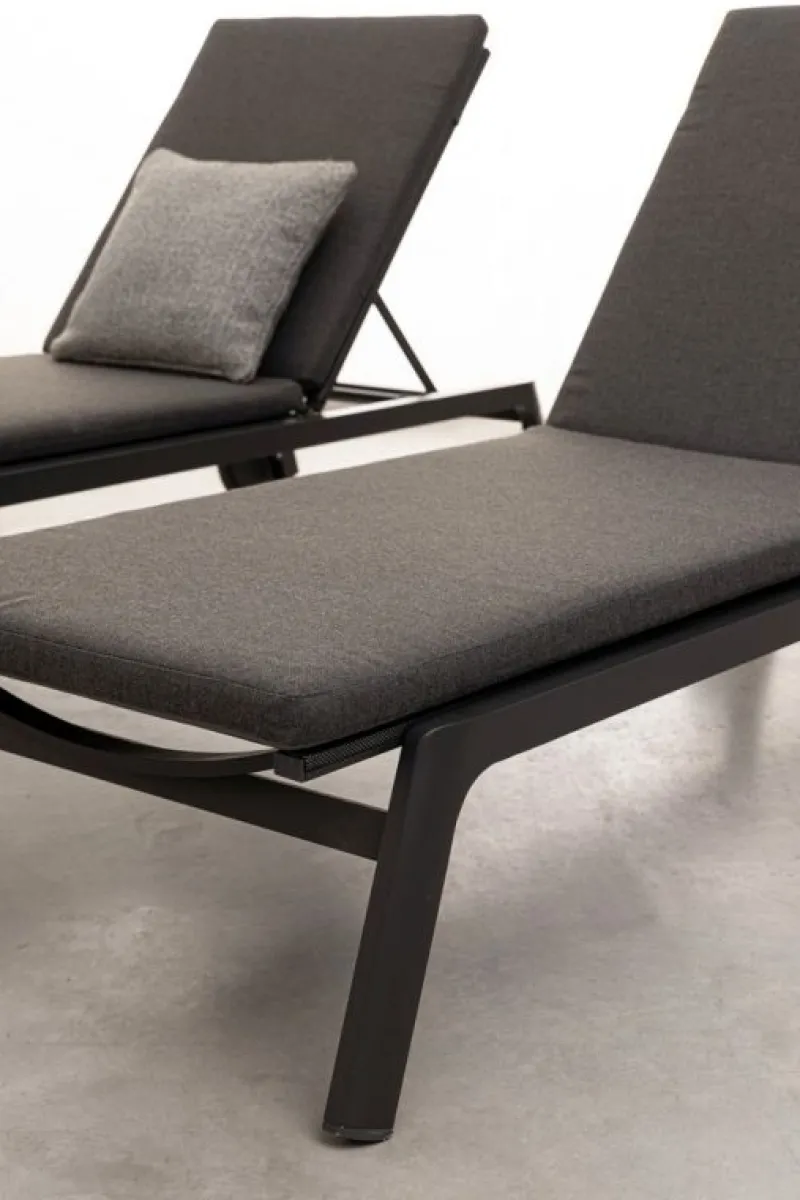 Sale Bizzotto LETTINO IN ALLUMINIO CON RUOTE ANTRACITE WG21 - JALISCO