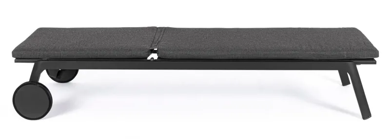 Sale Bizzotto LETTINO IN ALLUMINIO CON RUOTE ANTRACITE WG21 - JALISCO