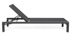 Best Bizzotto LETTINO IN ALLUMINIO CON RUOTE ANTRACITE YK13 - SKIPPER NEW