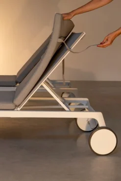 Sale Bizzotto LETTINO IN ALLUMINIO CON RUOTE BIANCO WG20 - JALISCO