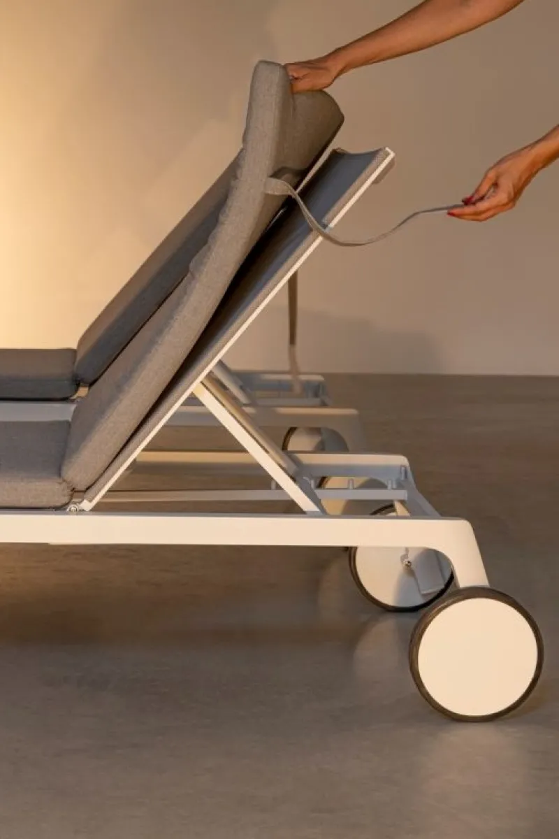 Sale Bizzotto LETTINO IN ALLUMINIO CON RUOTE BIANCO WG20 - JALISCO