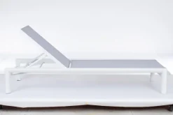 Outlet Bizzotto LETTINO IN ALLUMINIO CON RUOTE BIANCO YK11 - SKIPPER NEW