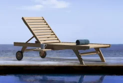 Clearance Bizzotto LETTINO IN TEAK - MARYLAND