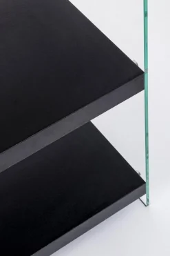 Hot Bizzotto LIBRERIA 4 PIANI NERA - LINE WOOD