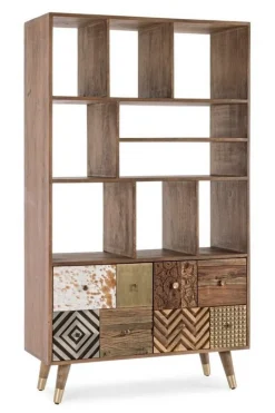 Clearance Bizzotto LIBRERIA IN LEGNO - DHAVAL