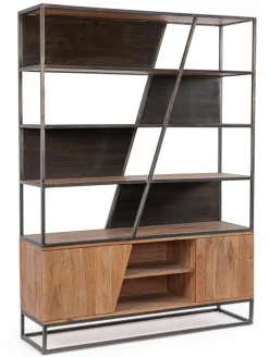 Outlet Bizzotto LIBRERIA IN LEGNO - JANAK