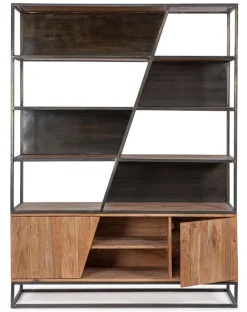 Outlet Bizzotto LIBRERIA IN LEGNO - JANAK