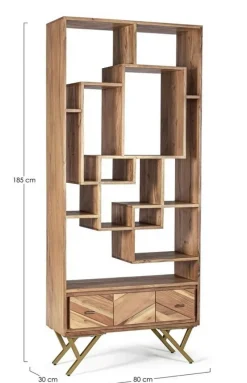 Discount Bizzotto LIBRERIA IN LEGNO - RAIDA