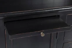 Outlet Bizzotto LIBRERIA IN LEGNO NERO - JEFFERSON