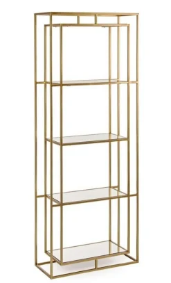 Discount Bizzotto LIBRERIA IN METALLO - ELENOR