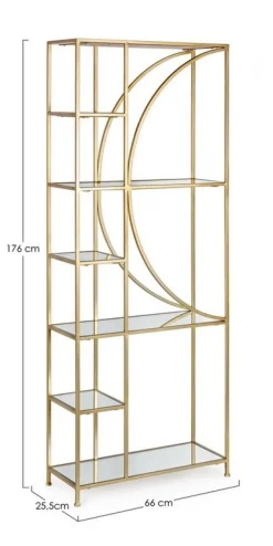 Bizzotto LIBRERIA IN METALLO - ELENOR