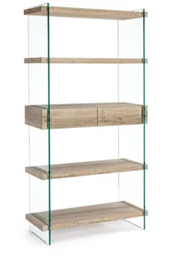 Discount Bizzotto LIBRERIA IN VETRO - KENYA