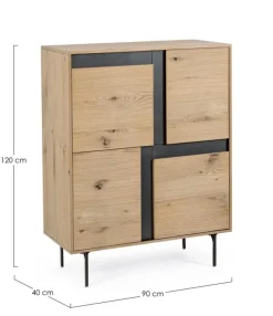 New Bizzotto MOBILE ALTO IN LEGNO - STANWOOD