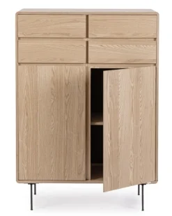 Hot Bizzotto MOBILE ALTO IN LEGNO NATURALE - WIDALD