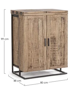 Hot Bizzotto MOBILE BAR IN LEGNO - ELMER