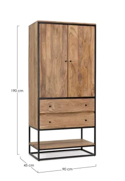 Outlet Bizzotto MOBILE IN LEGNO SHEESHAM - NARTAN