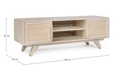 Clearance Bizzotto MOBILE PORTA TV IN LEGNO - SAHANA