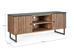 Discount Bizzotto MOBILE PORTA TV IN LEGNO - NORFOLK